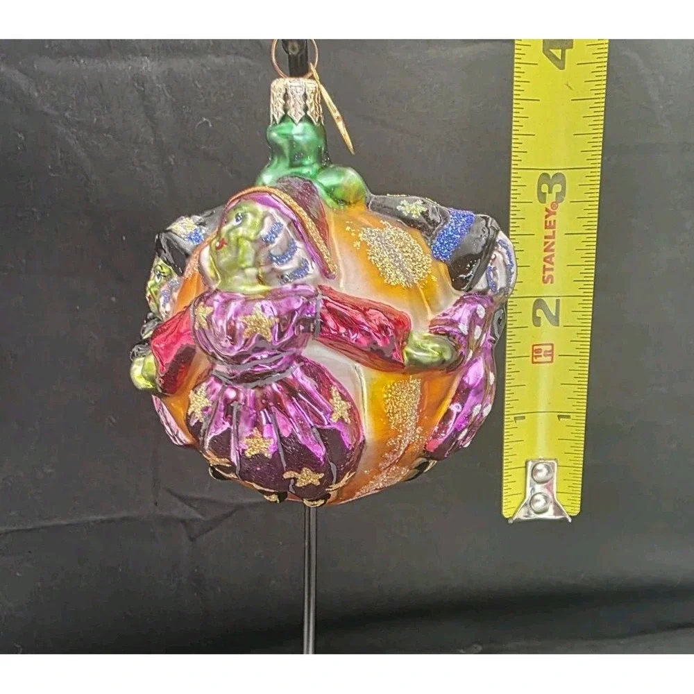 Christopher Radko Crone Capades 01-0162-0 Witches Pumpkin Halloween Ornament 4